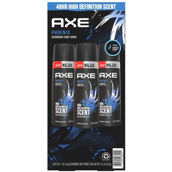 AXE Body Spray Phoenix (5.1 oz, 3 Pack)/12pk