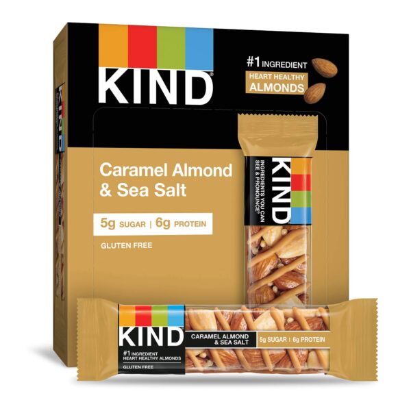 KIND Nut Bars Caramel Almond Sea Salt (12 Count)/72pk