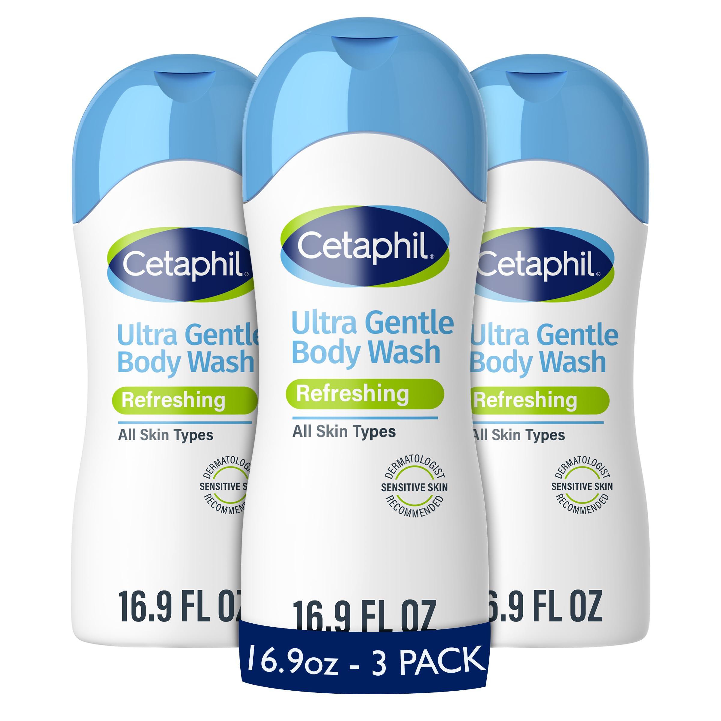 Version 1.0.0 Cetaphil Ultra Gentle Body Wash (16.9 oz, 3 Pack)/12pk - Image 1