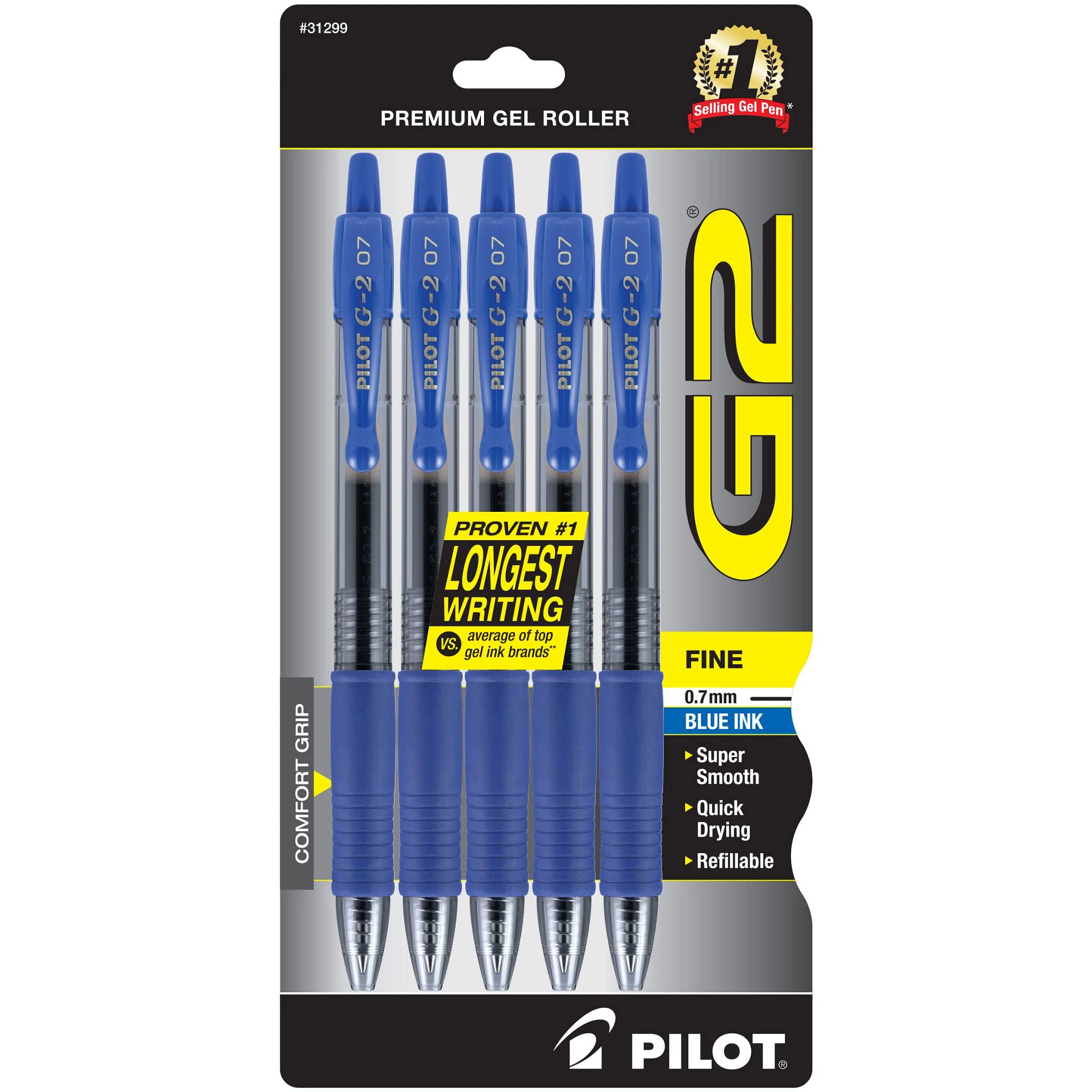 Version 1.0.0 Pilot Gel Pens (5 Pack)/48pk - Image 1