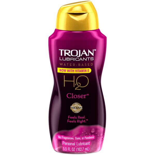 Trojan H2O Closer Personal Lubricant (5.5 oz)/24pk