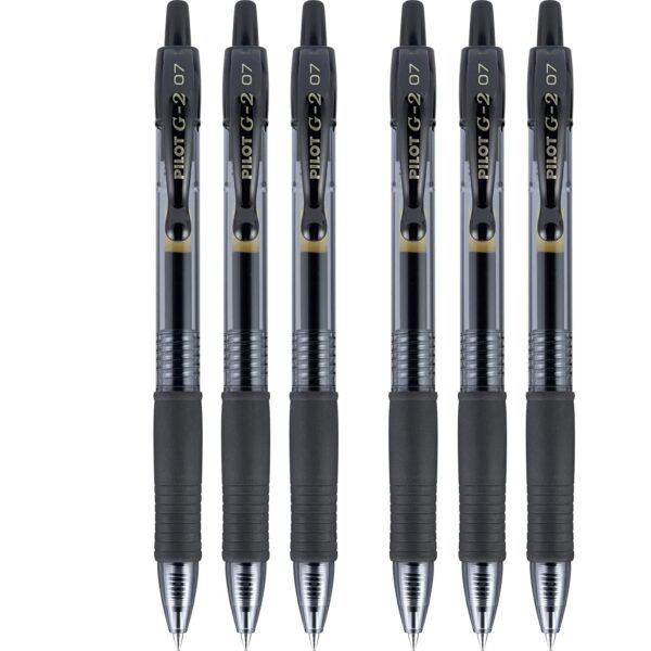 Pilot G2 Gel Pens Black (6 Pack)/144pk
