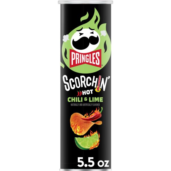 Pringles Scorchin' Chili and Lime (5.5 oz)/14pk