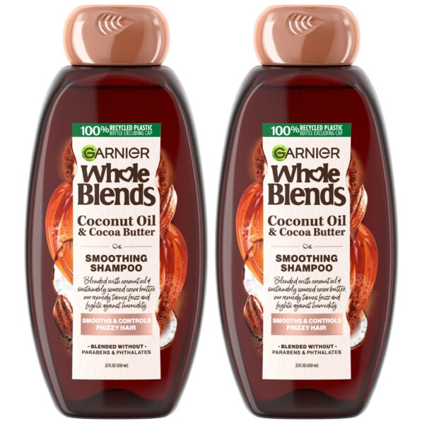 Garnier Whole Blends Smoothing Shampoo Coconut & Cocoa Butter (22 oz, 2-pack)/4pk