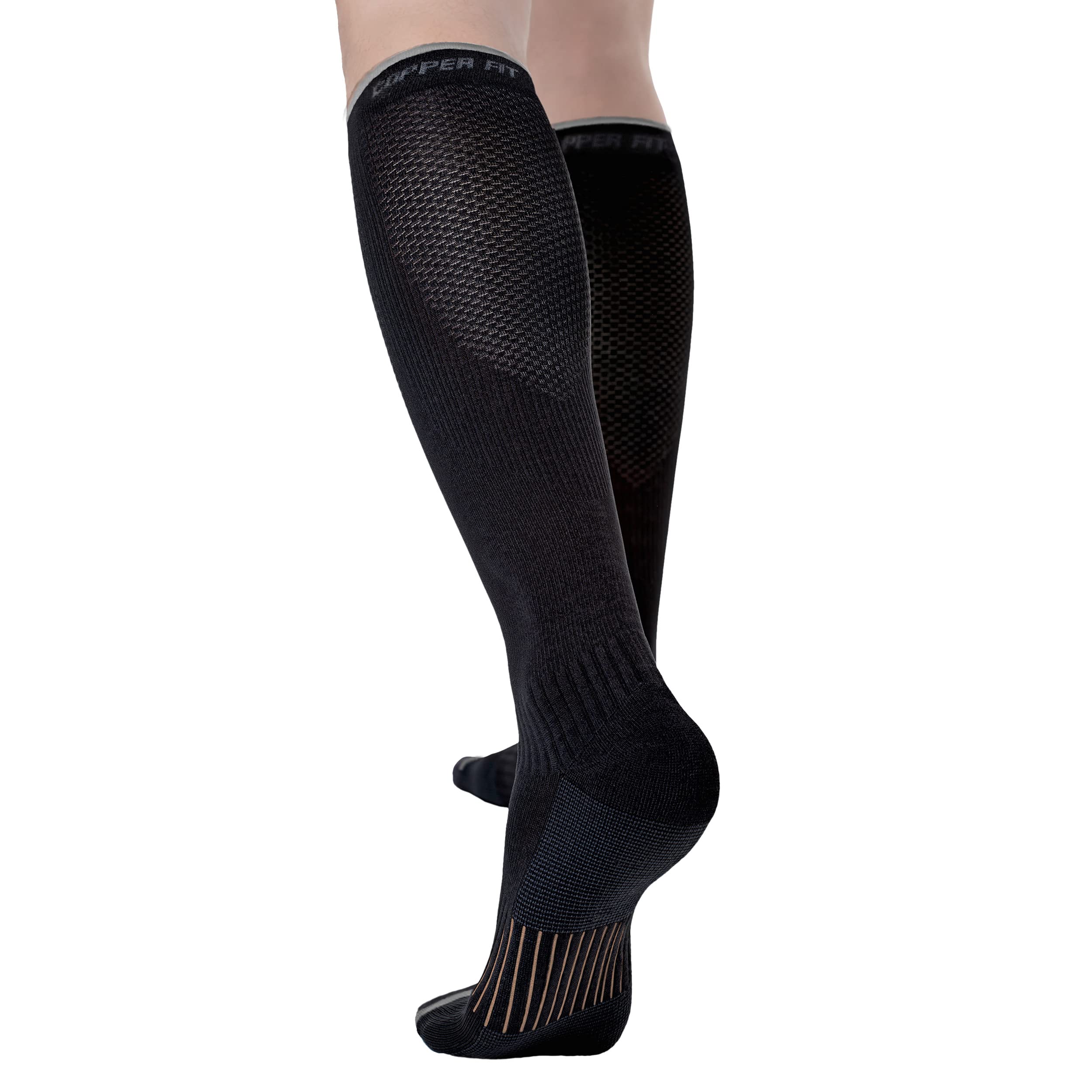 Version 1.0.0 Copper Fit Compression Socks - Black (L/XL)/12pk - Image 1