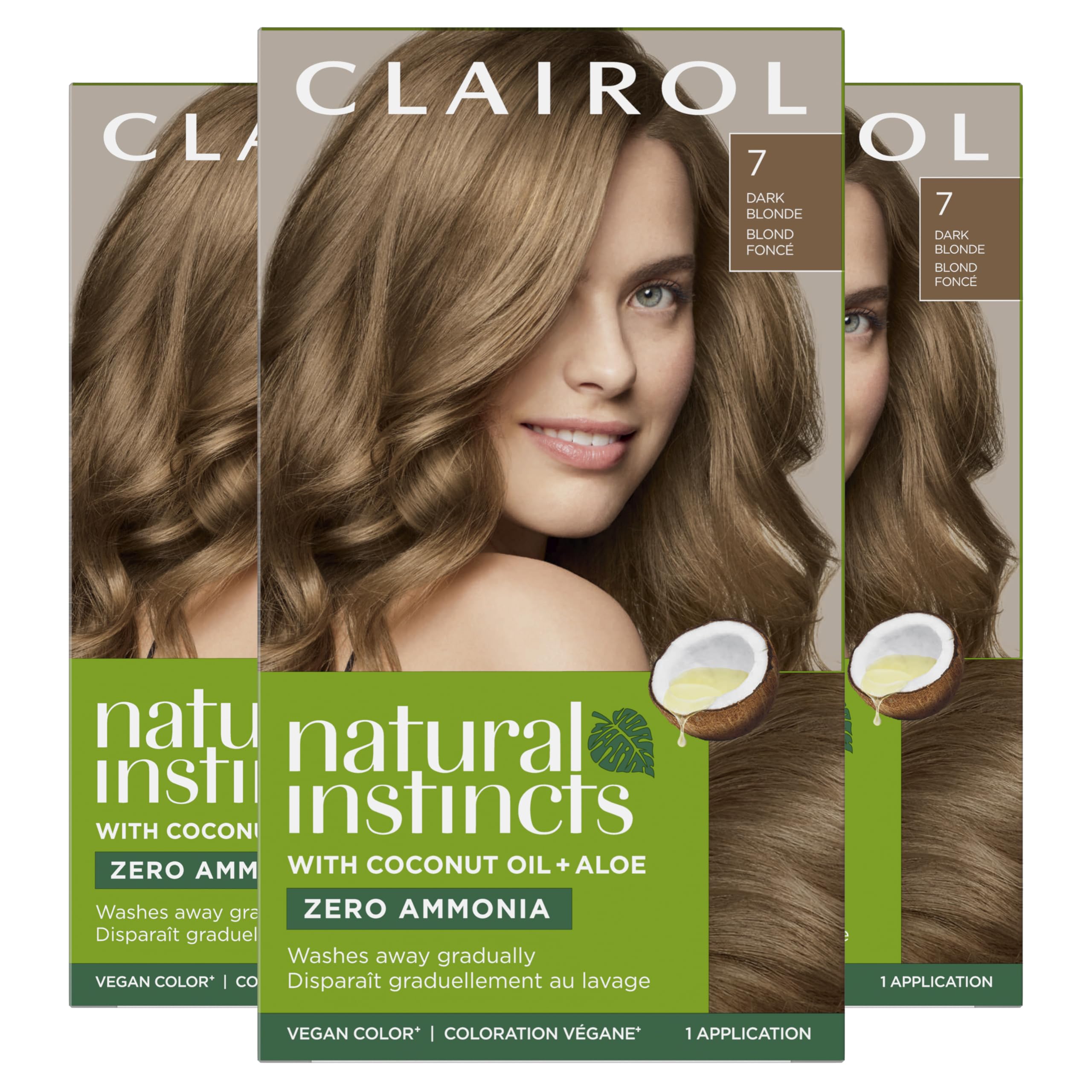Version 1.0.0 Clairol Natural Instincts Hair Dye Dark Blonde (3 Pack)/12pk - Image 1