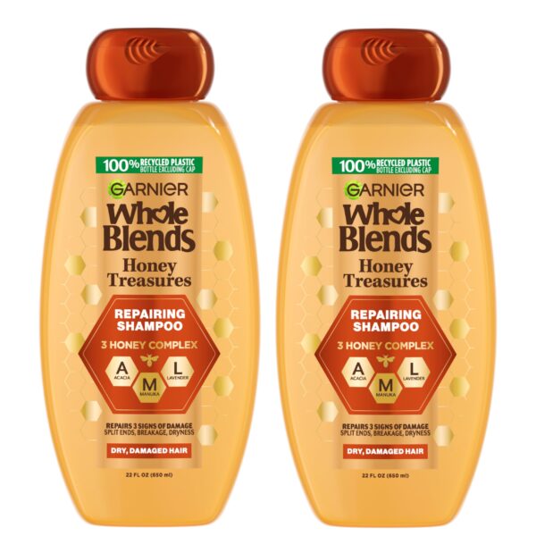 Garnier Whole Blends Honey Treasures Shampoo (22 oz, 2-pack)/4pk