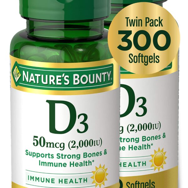Nature's Bounty Vitamin D3 (150 Count)/24pk