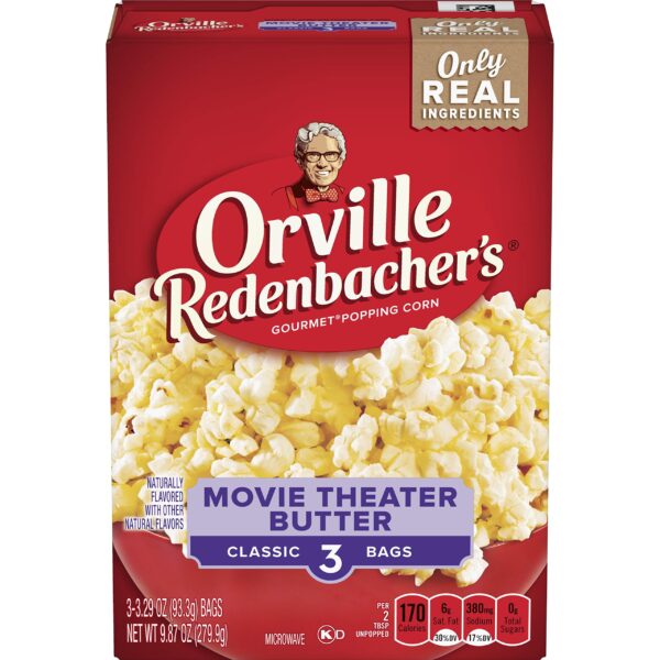 Orville Redenbacher's Movie Theater Popcorn (3.29 oz, 3-pack)/12pk