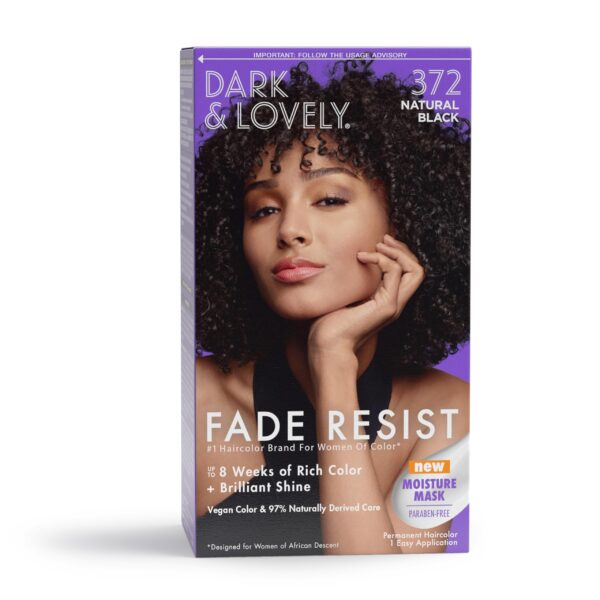 Dark & Lovely Fade Resist Hair Color Natural Black/12pk