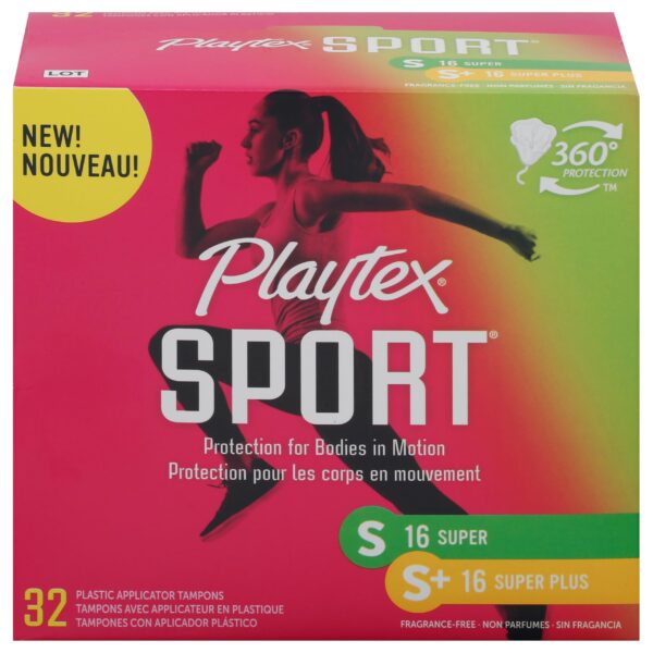 Playtex Sport Tampons Super/Super Plus (32 ct)/12pk