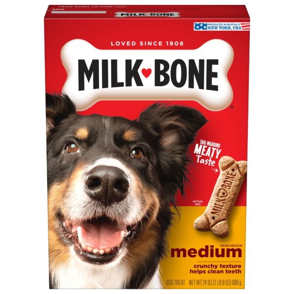 Milk-Bone Dog Treats Medium (24 oz)/12pk