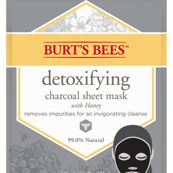 Burt’s Bees Detoxifying Charcoal Sheet Mask (1 Count)/48pk
