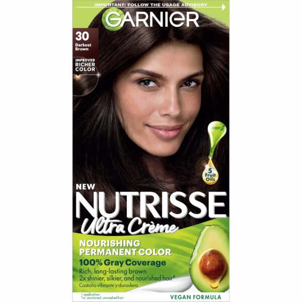 Garnier Hair Color (Darkest Brown)/12pk
