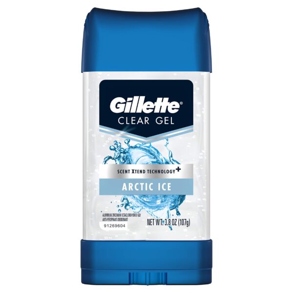 Gillette Clear Gel (3.8 oz)/12pk