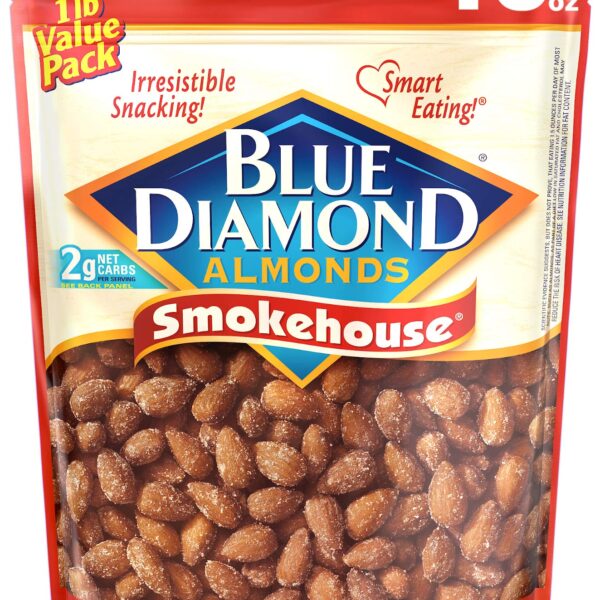 Blue Diamond Almonds, Smokehouse (16 oz)/6pk