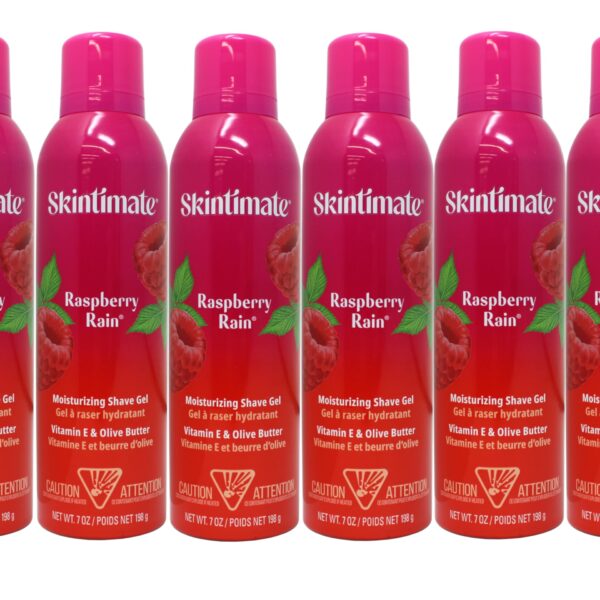 Skintimate Shave Gel Raspberry Rain (7 oz, Pack of 6)/6pk