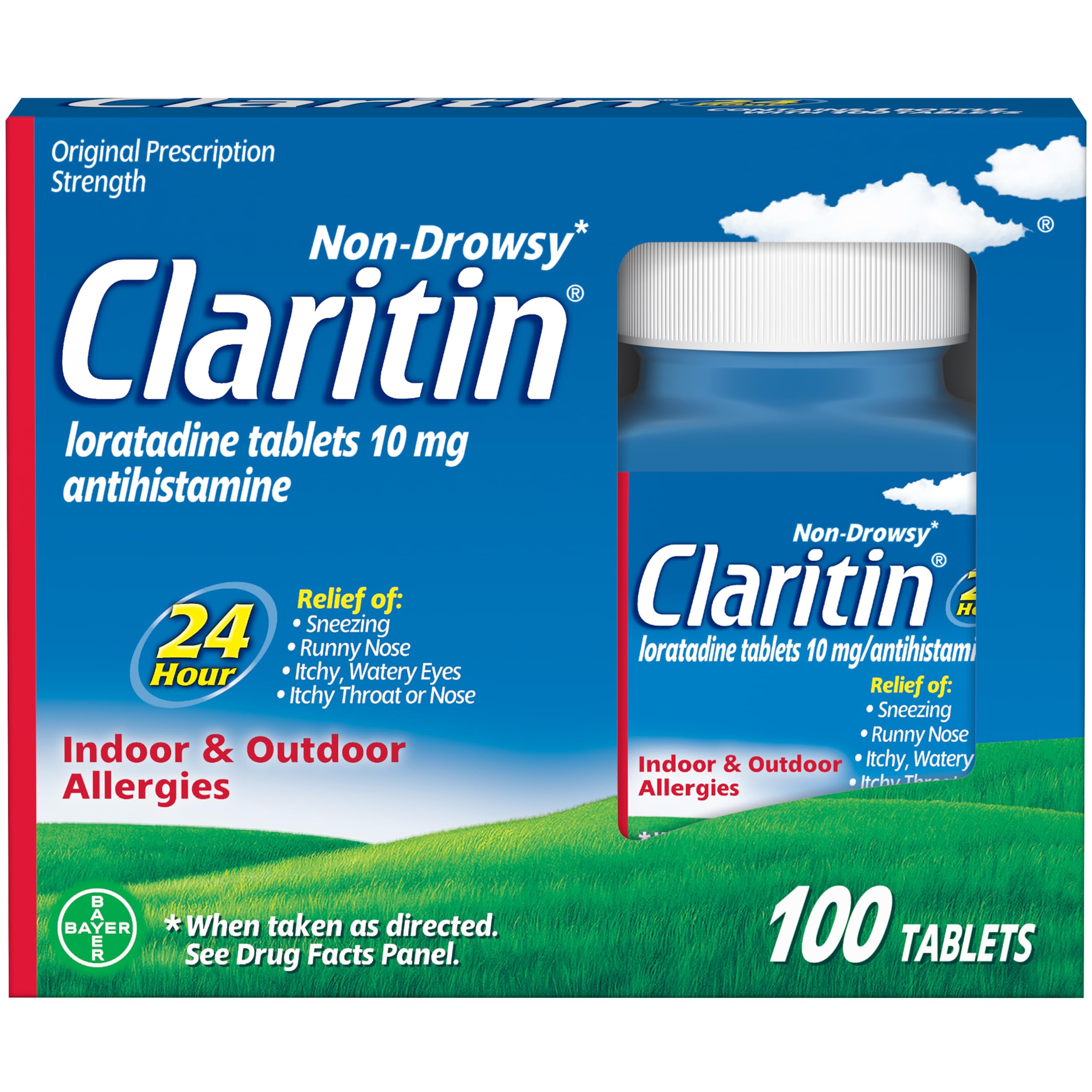 Version 1.0.0 Claritin Allergy Medicine 10mg (100 Tablets)/36pk - Image 1