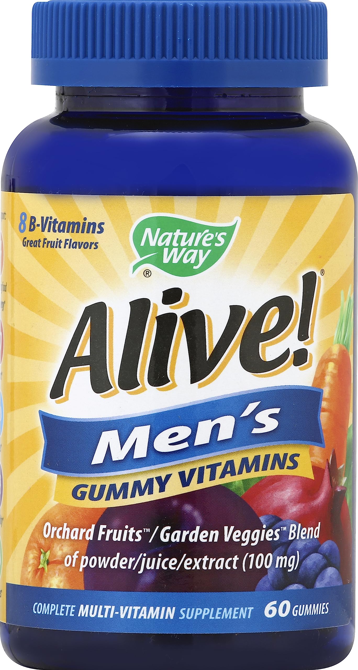 Version 1.0.0 Alive! Men's Gummy Multivitamin (60 gummies)/12pk - Image 1
