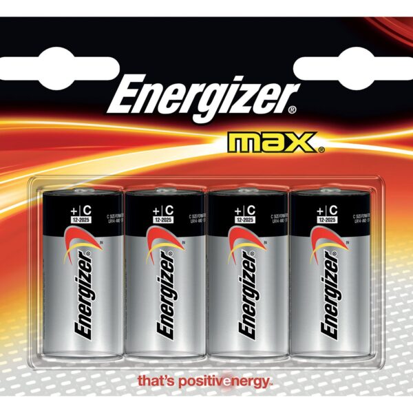 Energizer C Batteries (4 Count)/12pk