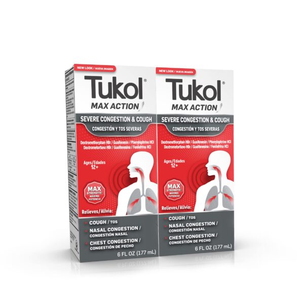 Tukol MAX Severe Cough & Congestion (2 Pack)/12pk
