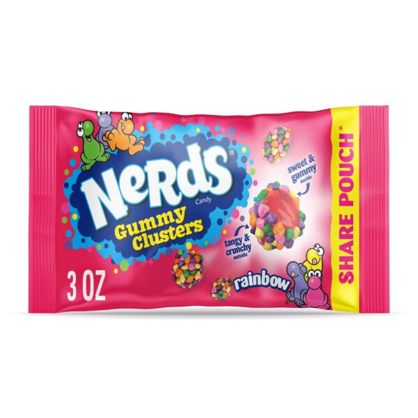 NERDS Gummy Clusters Rainbow (3 oz)/48pk