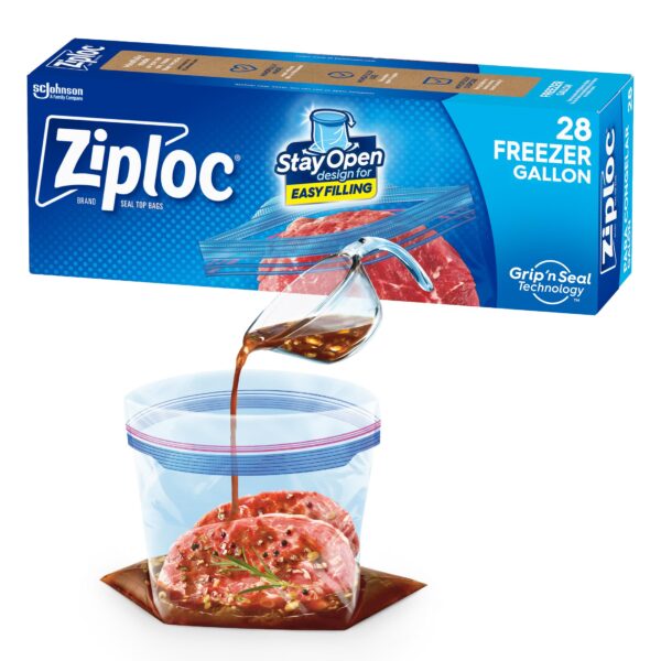 Ziploc Freezer Bags (28 Count)/9pk