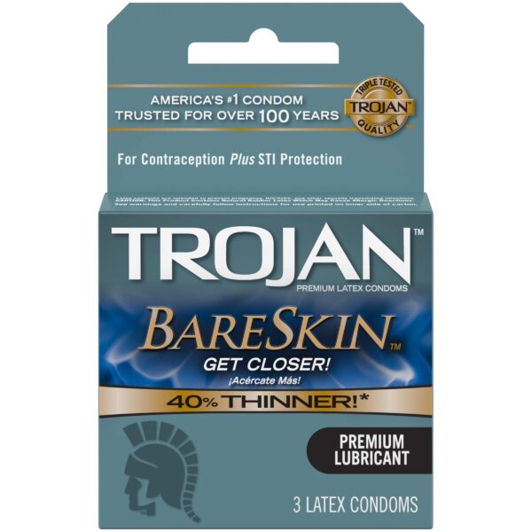 Trojan BareSkin Latex Condoms (3 Count, 4 Pack)/48pk