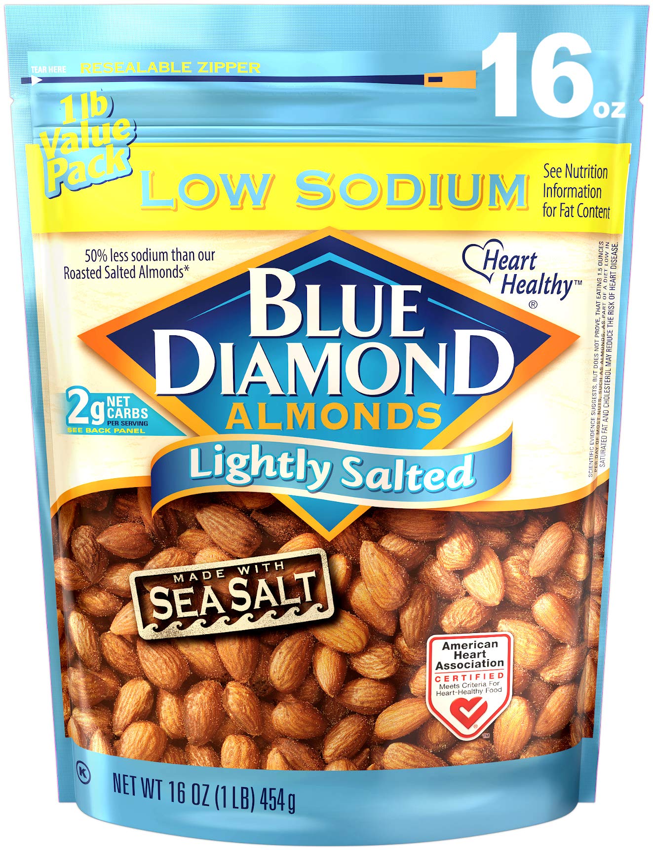 Version 1.0.0 Blue Diamond Almonds (16 oz)/6pk - Image 1