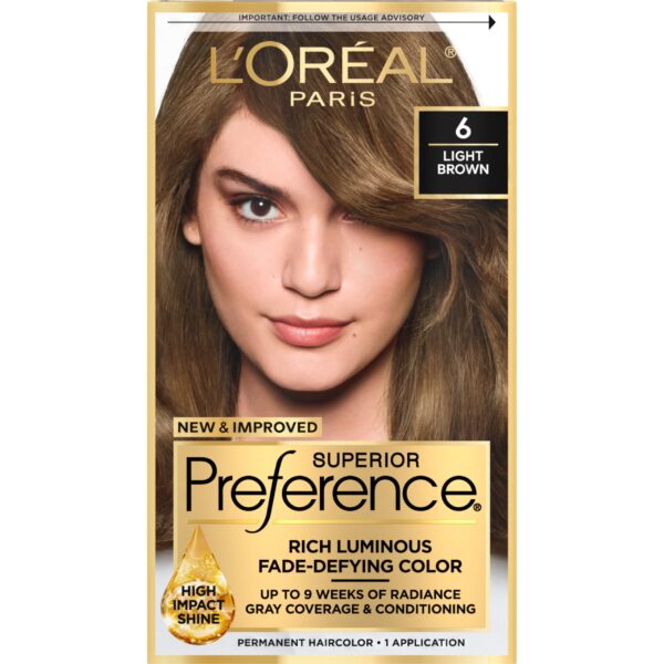 L'Oreal Paris Hair Color (Light Brown)/12pk
