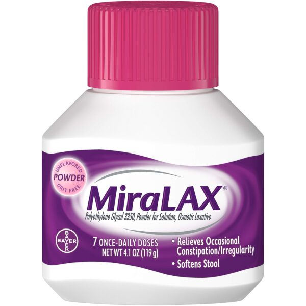 MiraLAX Powder (4.1 oz, Pack of 2)/12pk