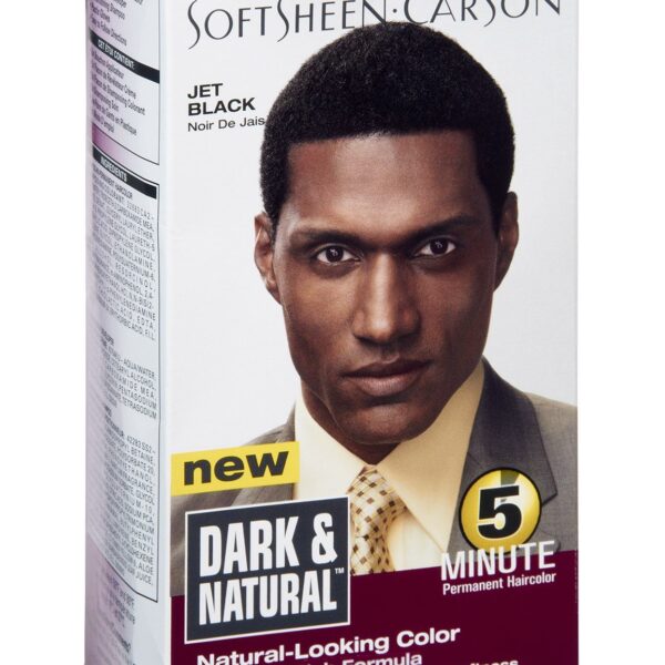 Dark and Natural Men’s Hair Color Jet Black (Pack of 12)/12pk