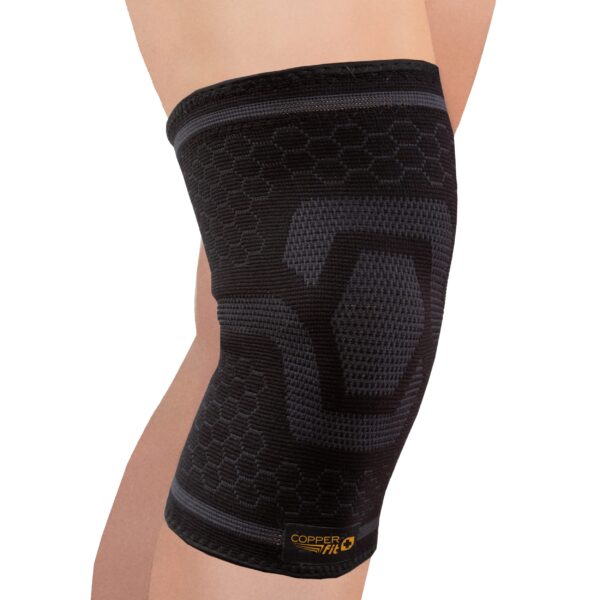 Copper Fit ICE Compression Knee Sleeve Black (S/M)/12pk
