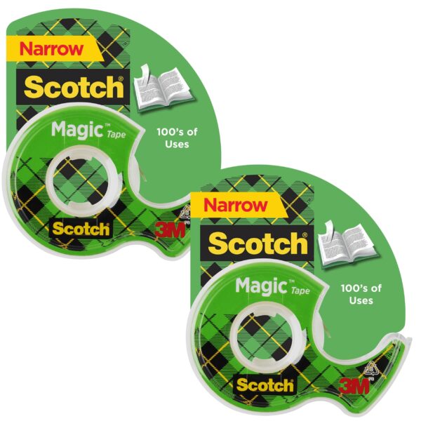 Scotch Magic Tape (2 Rolls, 1/2" x 450")/144pk