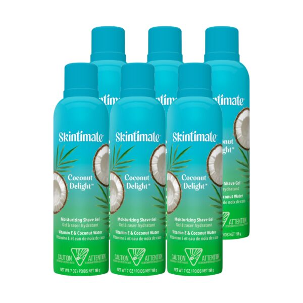 Skintimate Coconut Delight Shave Gel (7 oz, 6-pack)/6pk