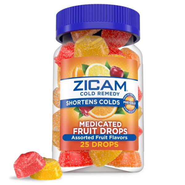 Zicam Cold Remedy Fruit Drops (25 Count)/24pk