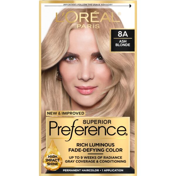 L'Oreal Hair Color (Ash Blonde)/12pk