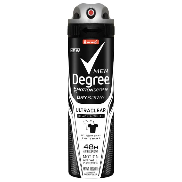 Degree Ultraclear Men’s Dry Spray (3.8 oz)/12pk