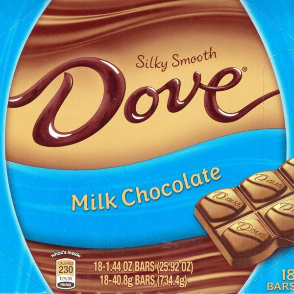 Dove Milk Chocolate Bars (Pack of 18)/216pk
