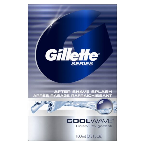 Gillette Aftershave Splash Cool Wave (3.3 oz, 6 ct)/6pk