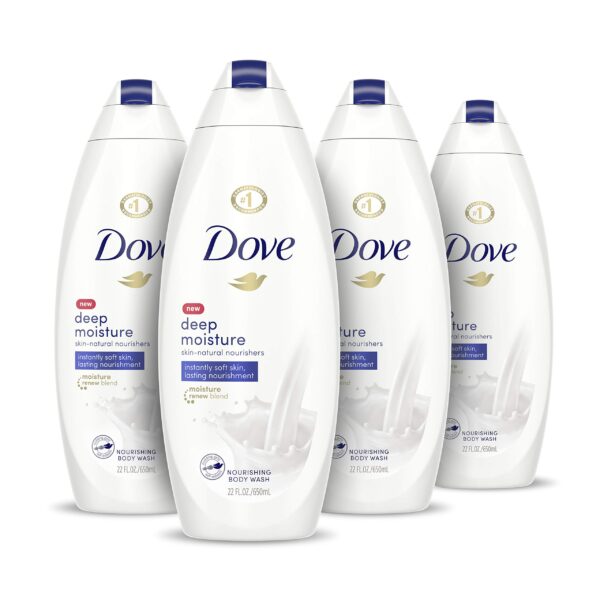 Dove Deep Moisture Body Wash (22 oz, 4 Pack)/6pk