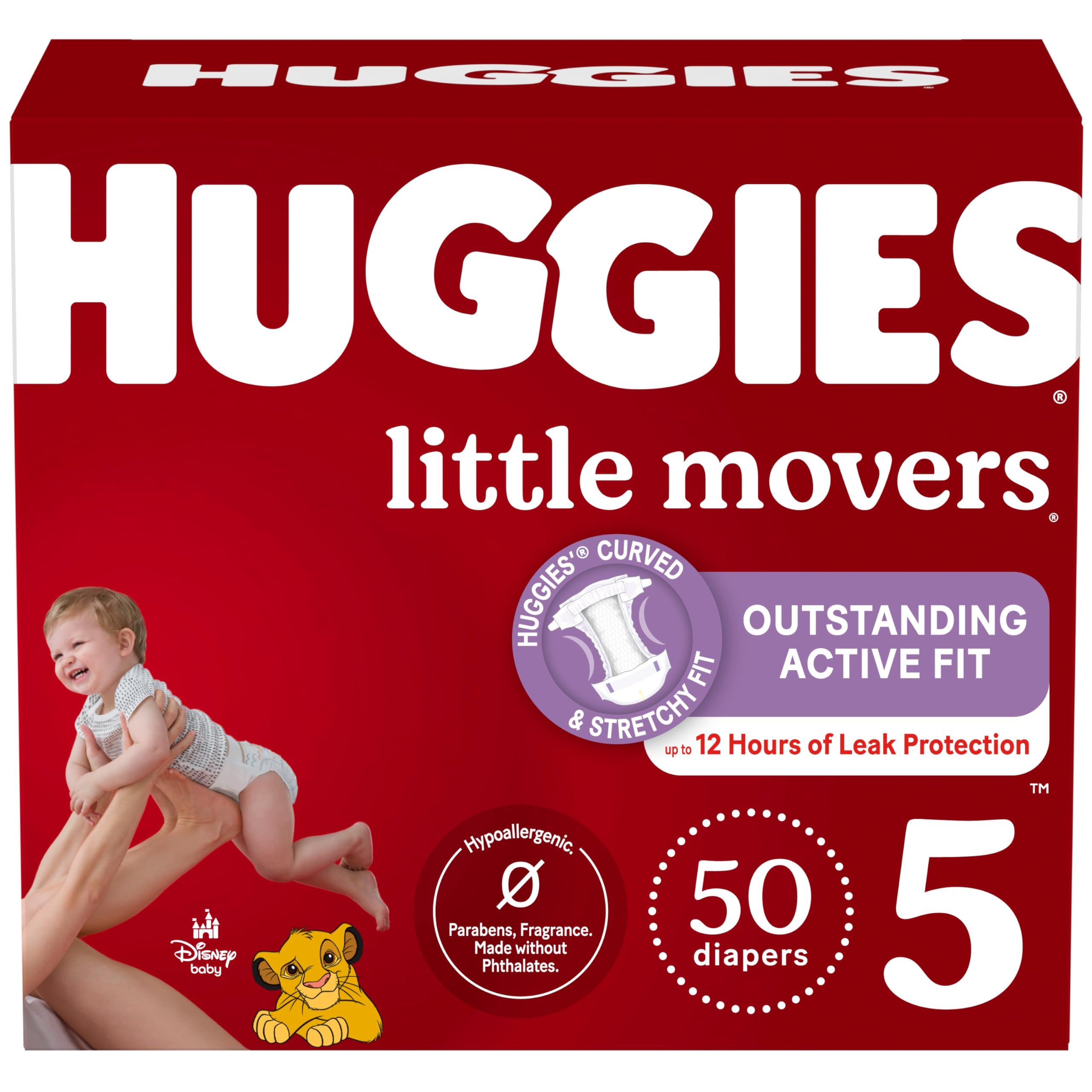 Version 1.0.0 Huggies Diapers Size 5 (50 Count)/1pk - Image 1