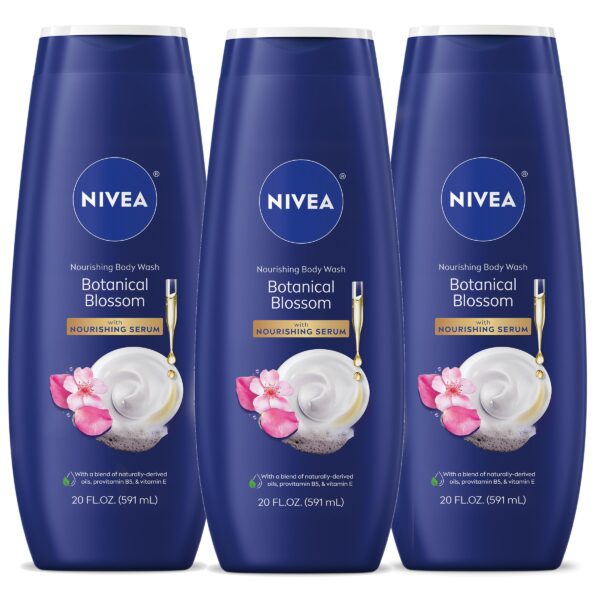 Nivea Botanical Blossom Body Wash (20 oz, 3 Pack)/12pk