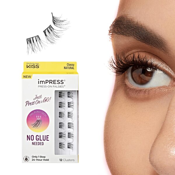 KISS imPRESS Press On Lashes Classy (12 Clusters)/36pk