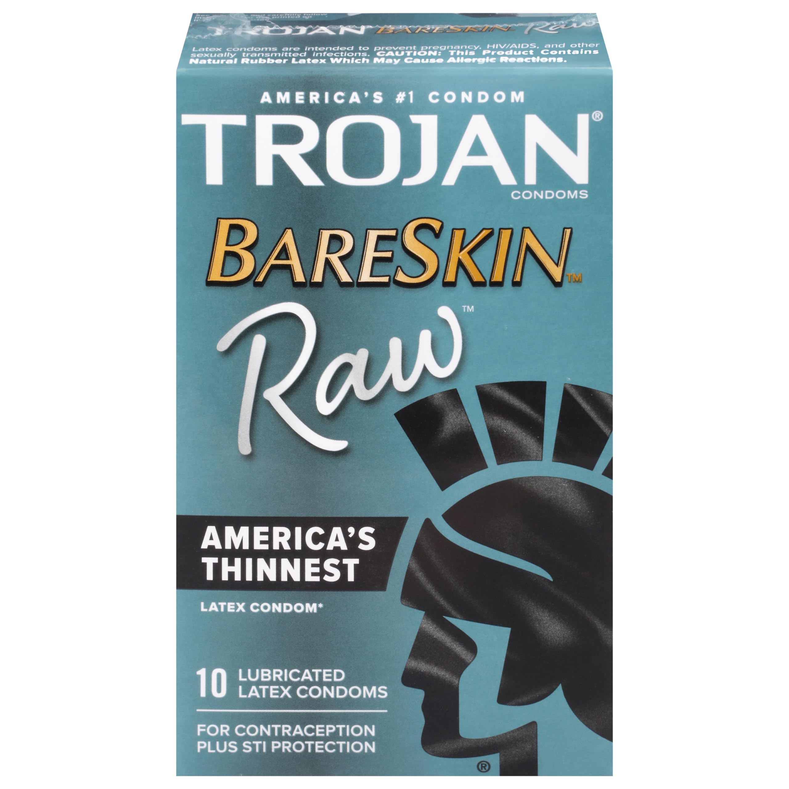 Version 1.0.0 Trojan Bareskin Raw Condoms (10 Count)/48pk - Image 1