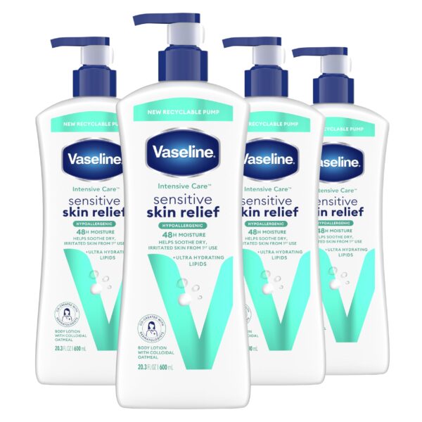 Vaseline Sensitive Skin Lotion (20.3 oz, 4-pack)/4pk