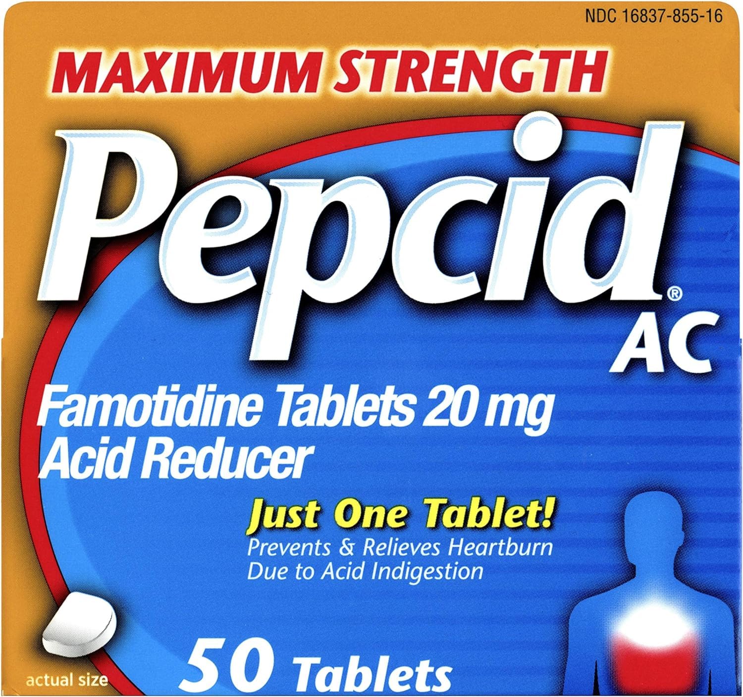 Version 1.0.0 Pepcid Max Strength Tablets (50 Count)/24pk - Image 1