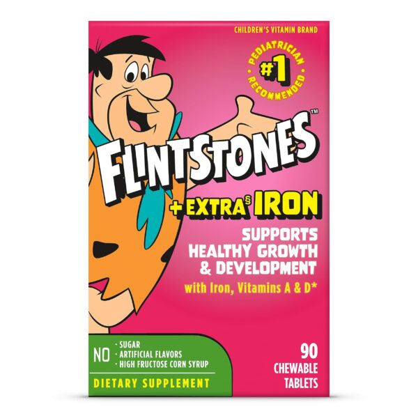 Flintstones Kids Multivitamin with Iron (90 Count)/24pk