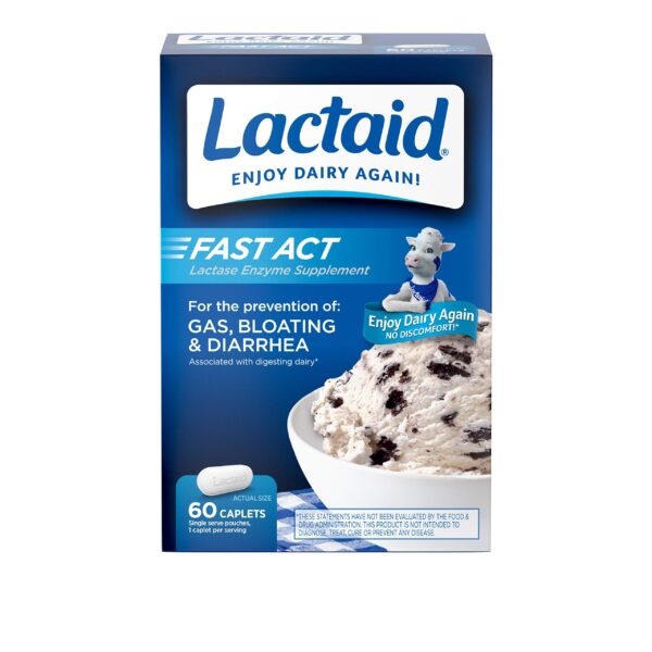 Lactaid Fast Act Caplets (60 ct, travel packs)/24pk