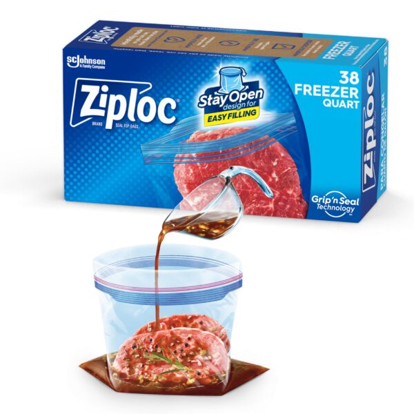 Ziploc Freezer Bags (38 Count)/9pk
